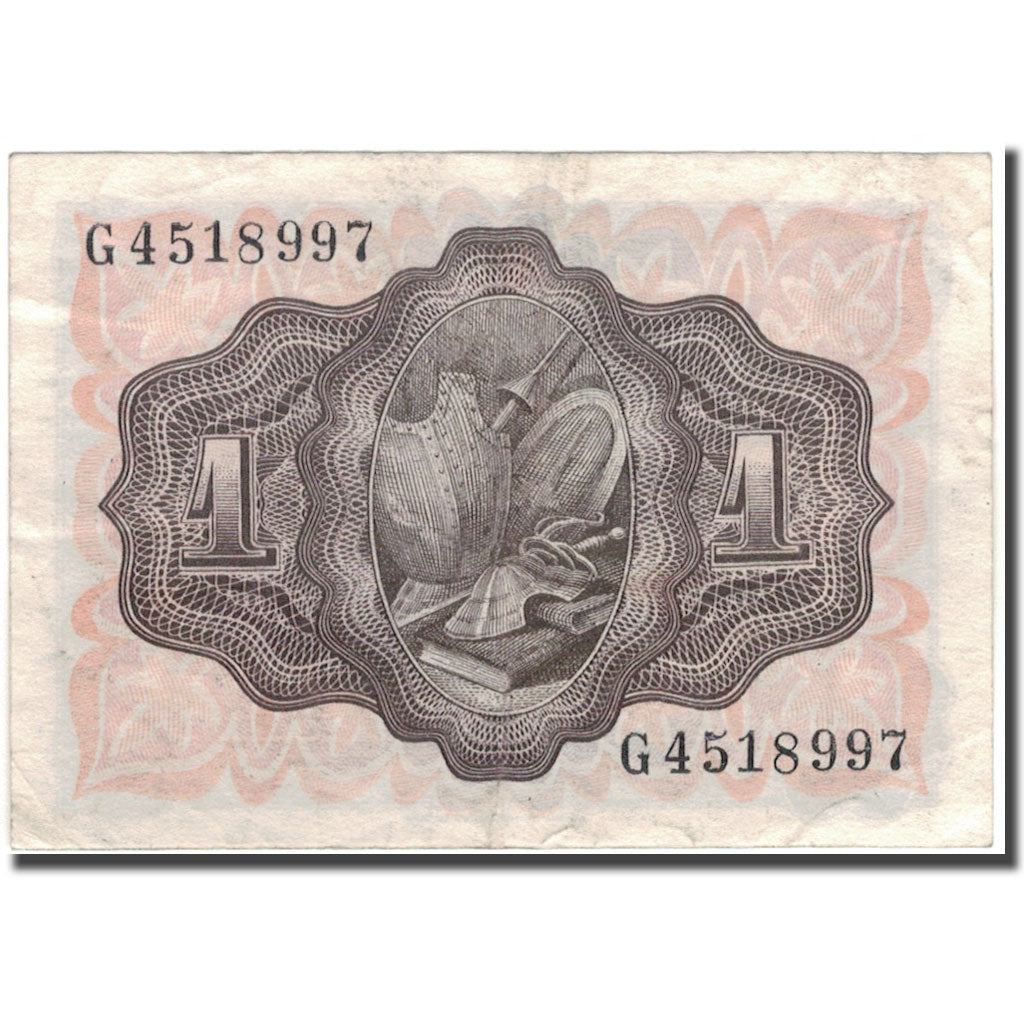 Banknote, Spain, 1 Peseta, 1951-11-19, KM:139a, AU(50-53)