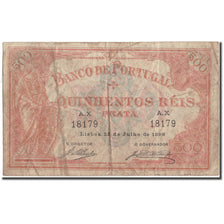 Banknote, Portugal, 500 Reis, 1899-07-22, KM:72, VF(20-25)