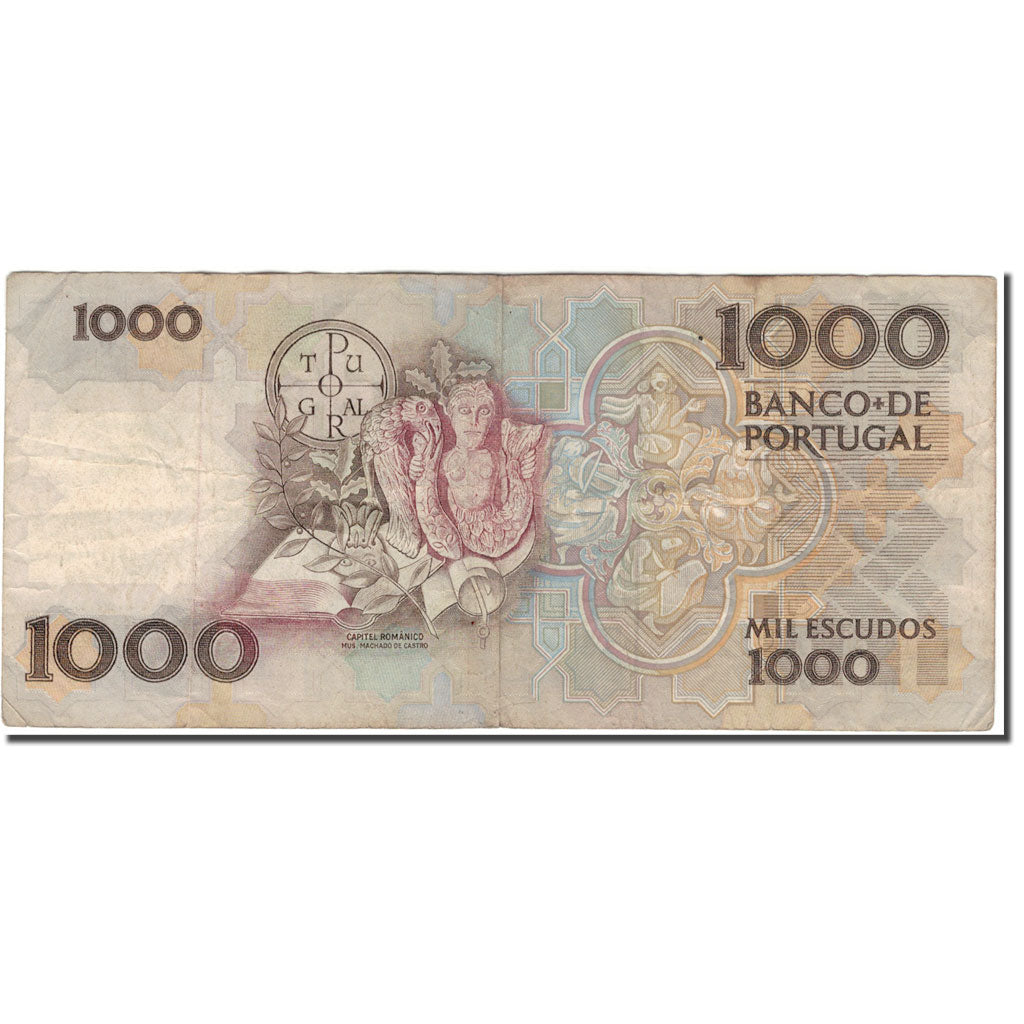Banknote, Portugal, 1000 Escudos, 1988-12-22, KM:181e, VF(20-25)