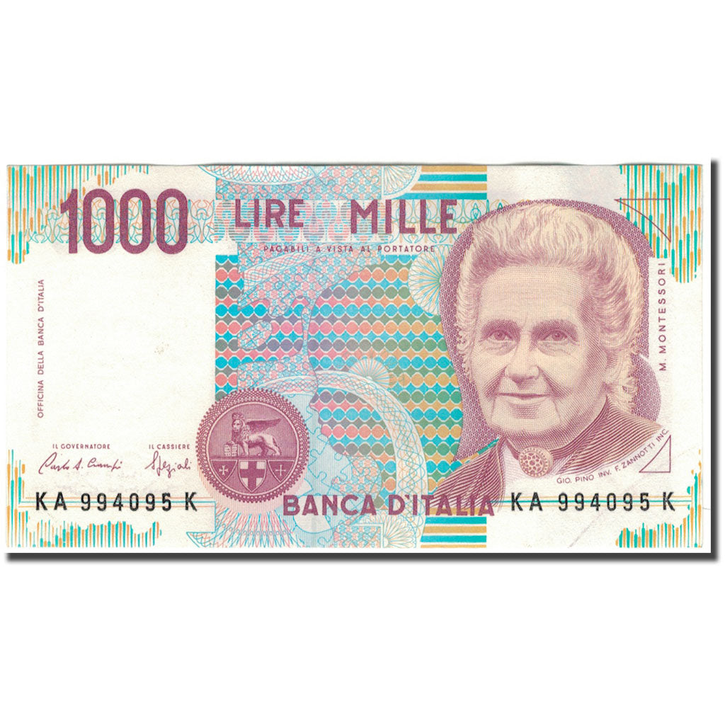 Banknote, Italy, 1000 Lire, KM:114a, UNC(60-62)