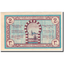 Geldschein, Tunesien, 2 Francs, KM:56, VZ+