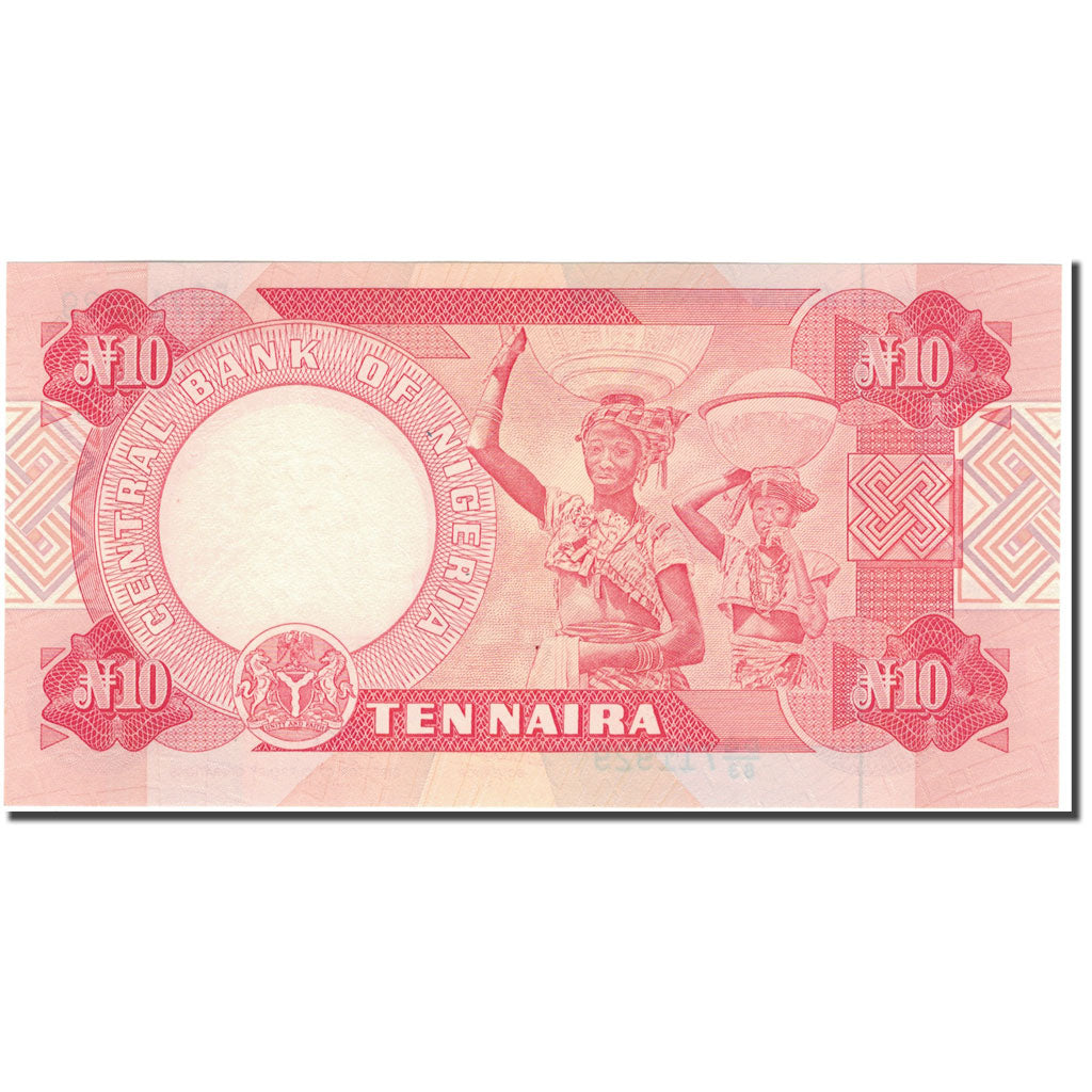 Billet, Nigéria, 10 Naira, KM:25e, NEUF