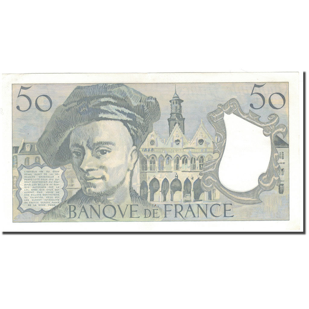 France, 50 Francs, 50 F 1976-1992 ''Quentin de La Tour'', 1980, SUP+