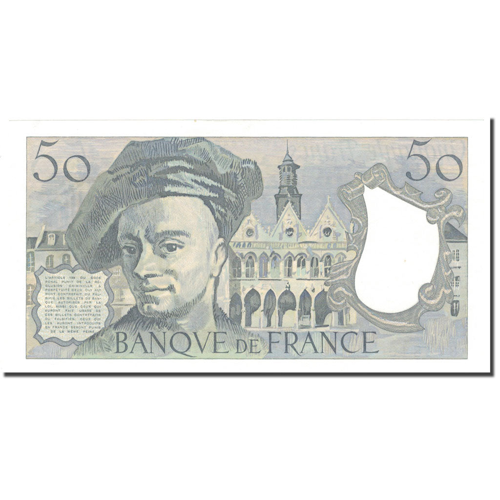 Francia, 50 Francs, 50 F 1976-1992 ''Quentin de La Tour'', 1982, SPL