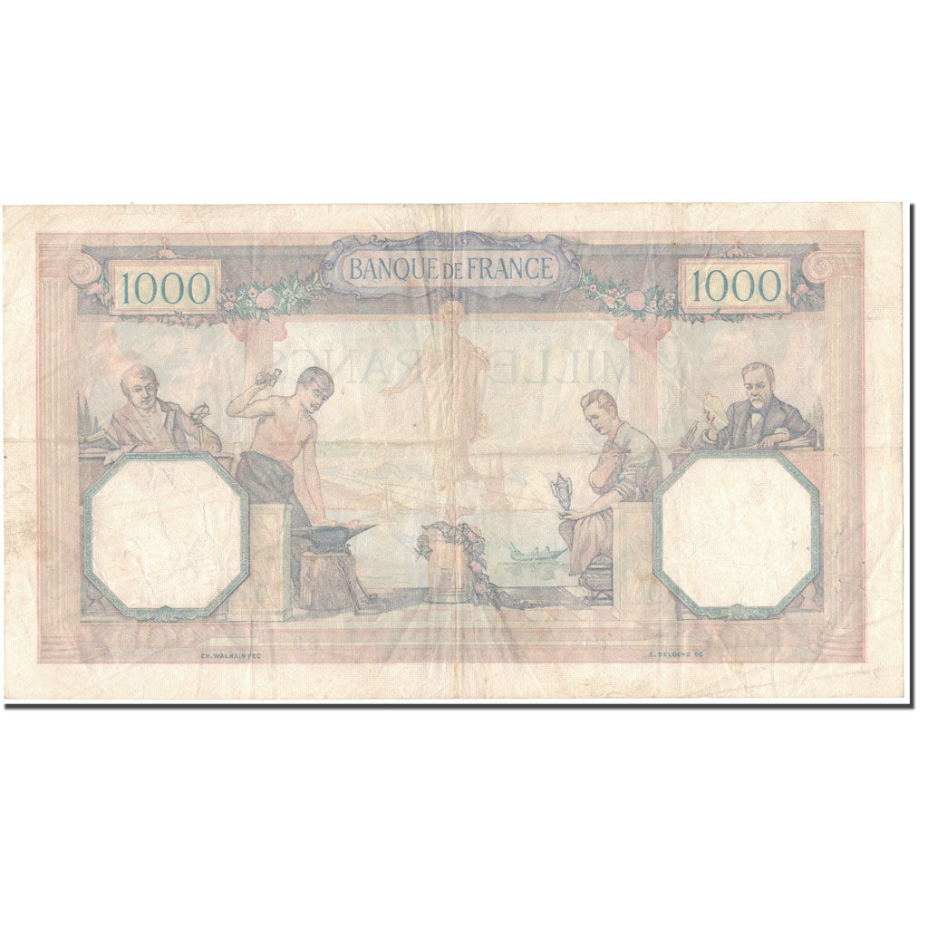 Frankrijk, 1000 Francs, 1 000 F 1927-1940 ''Cérès et Mercure'', 1927-06-02