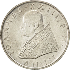Vatican, 500 Lire, 1961, KM #65.2, MS(60-62), Silver, 11.04