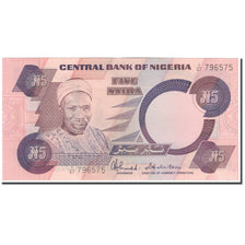 Banknote, Nigeria, 5 Naira, KM:24c, AU(55-58)