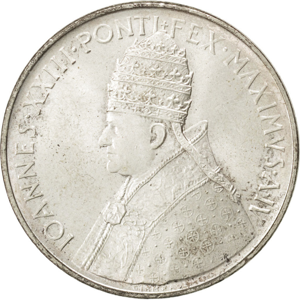 Vaticano, 500 Lire, 1962, SPL, Argento, KM:74