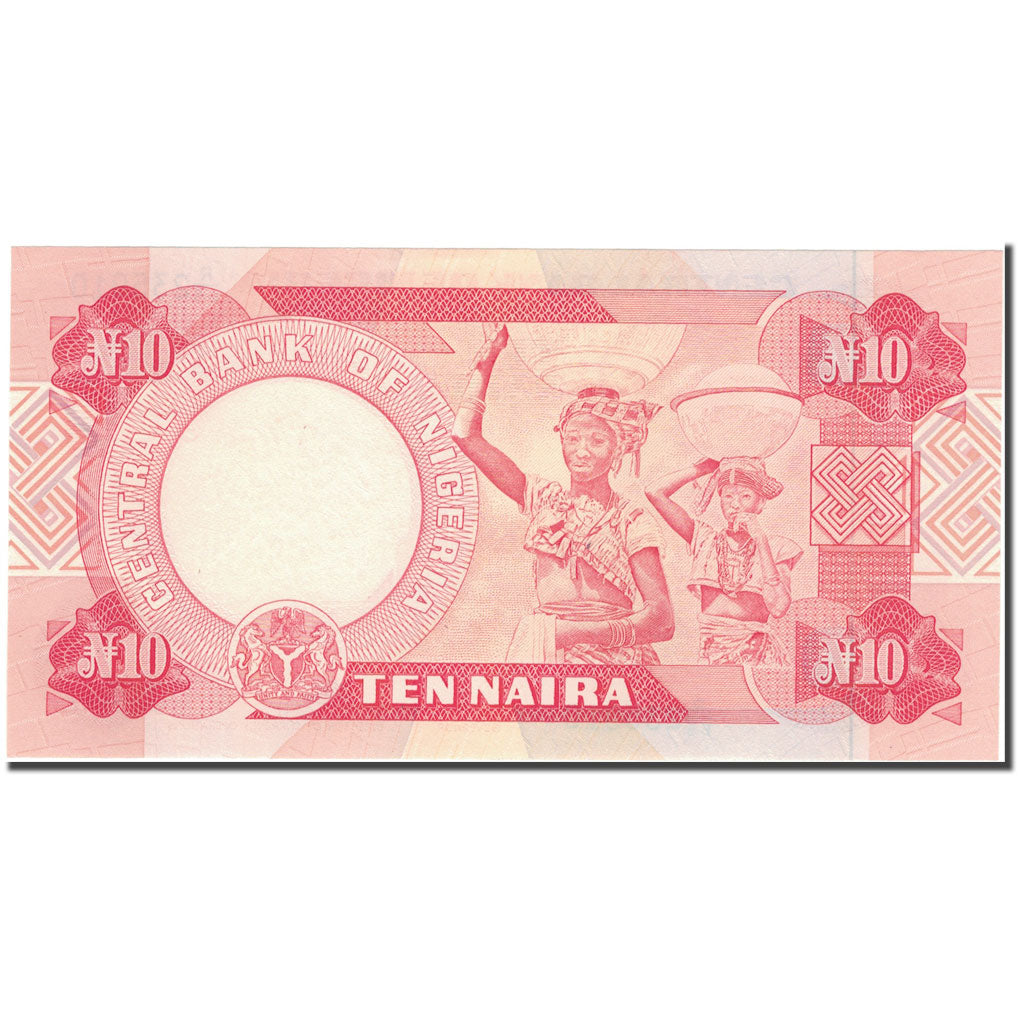 Banknote, Nigeria, 10 Naira, KM:25d, UNC(65-70)