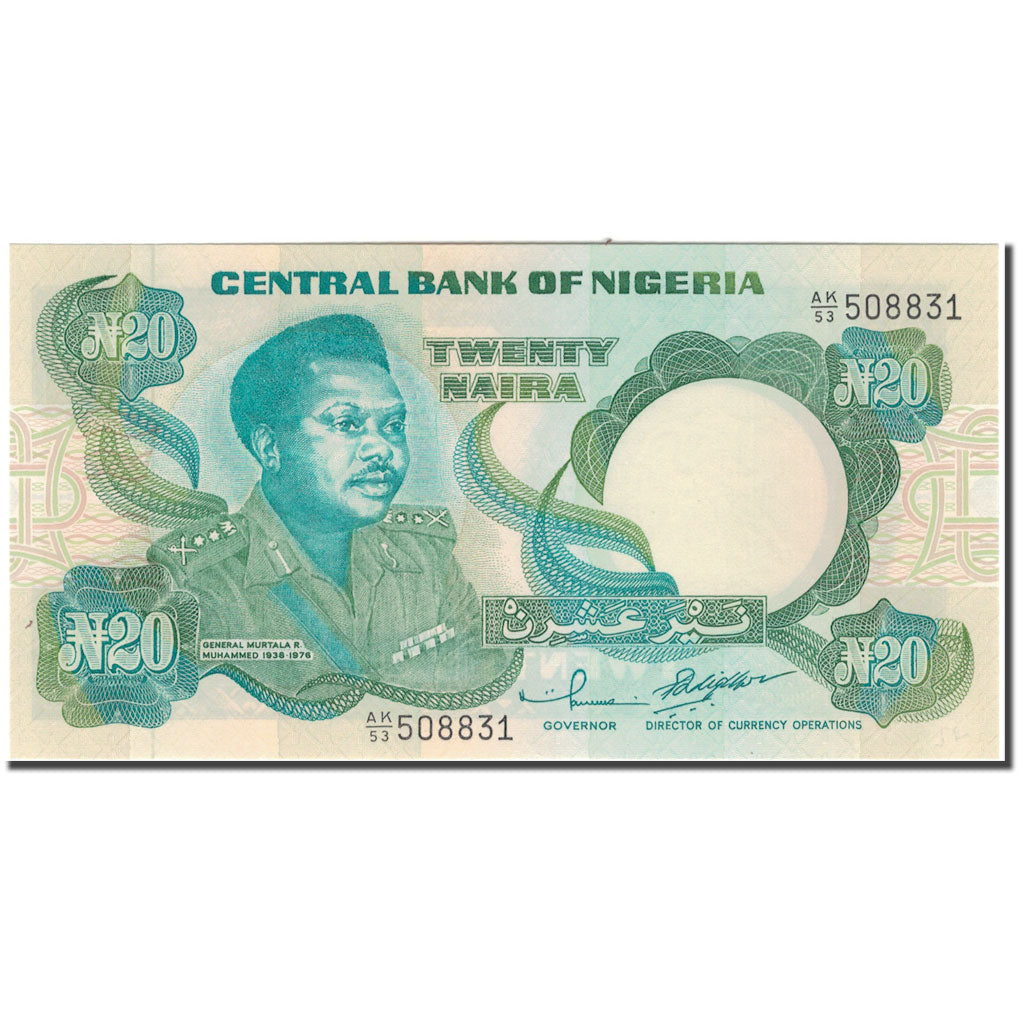 Banknote, Nigeria, 20 Naira, KM:26g, UNC(65-70)