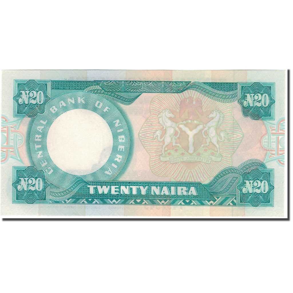 Banknote, Nigeria, 20 Naira, 2001, KM:26g, UNC(65-70)