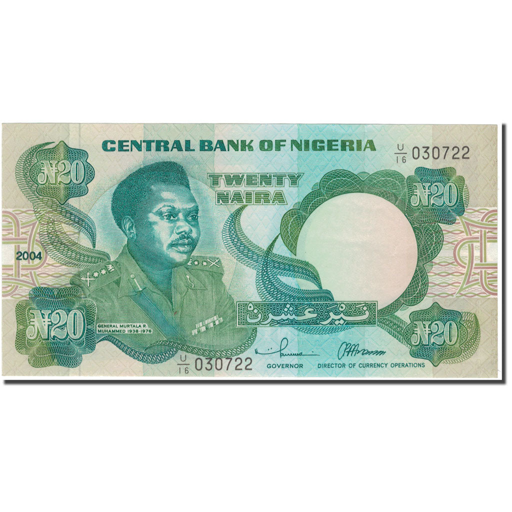 Banknote, Nigeria, 20 Naira, 2004, KM:26h, UNC(65-70)