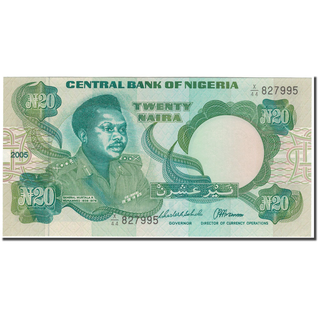 Banknote, Nigeria, 20 Naira, 2005, KM:26i, UNC(65-70)