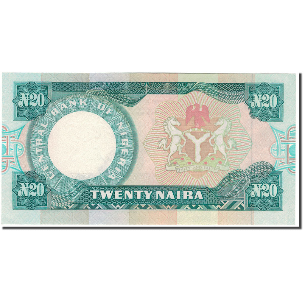 Banknote, Nigeria, 20 Naira, 2005, KM:26i, UNC(65-70)