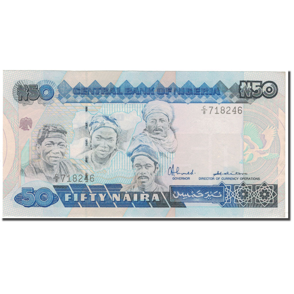 Banknote, Nigeria, 50 Naira, KM:27A, UNC(65-70)