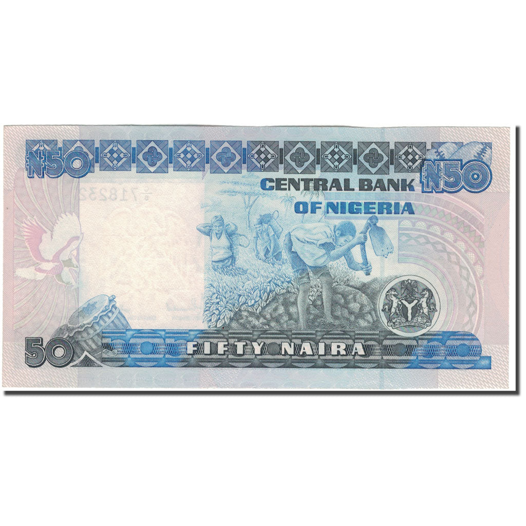Banknote, Nigeria, 50 Naira, KM:27A, UNC(65-70)