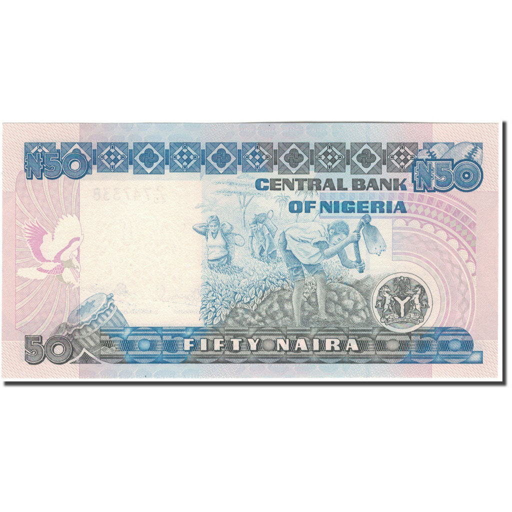 Banknote, Nigeria, 50 Naira, KM:27c, UNC(65-70)