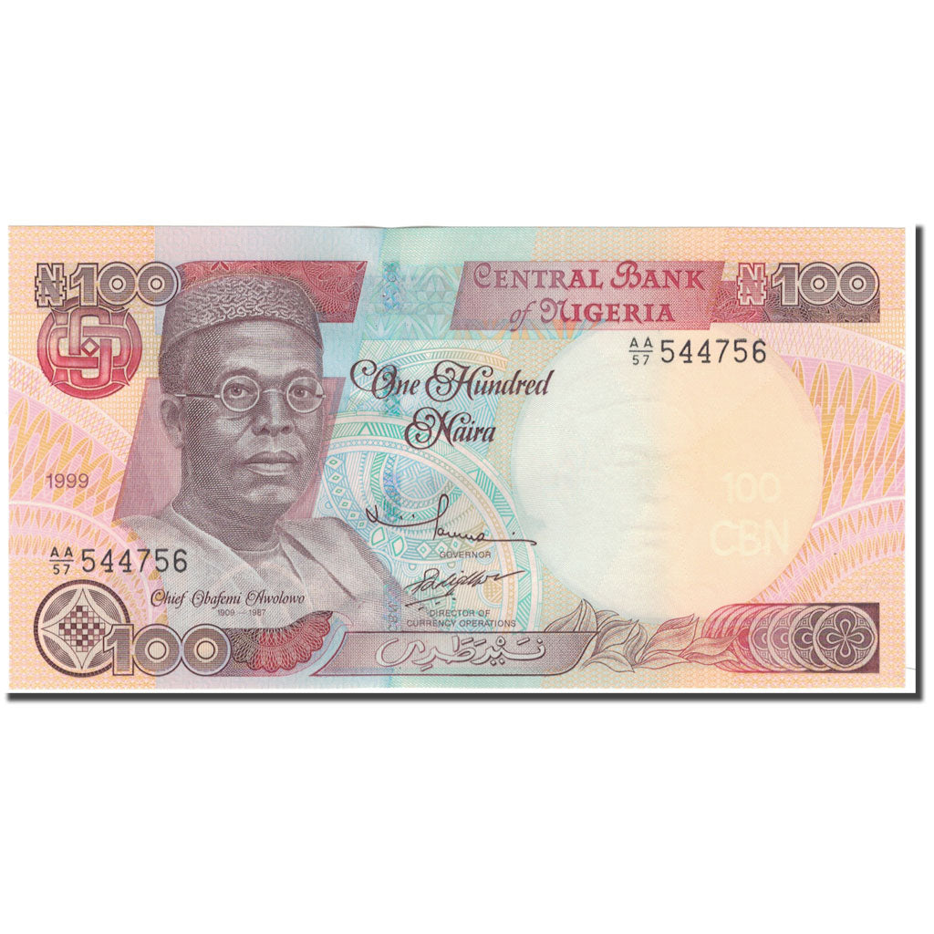 Banknote, Nigeria, 100 Naira, 1999, KM:28a, UNC(63)