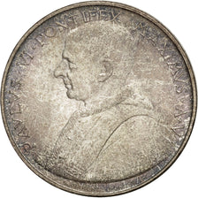 CITTÀ DEL VATICANO, Paul VI, 500 Lire, 1967, SPL, Argento, KM:99