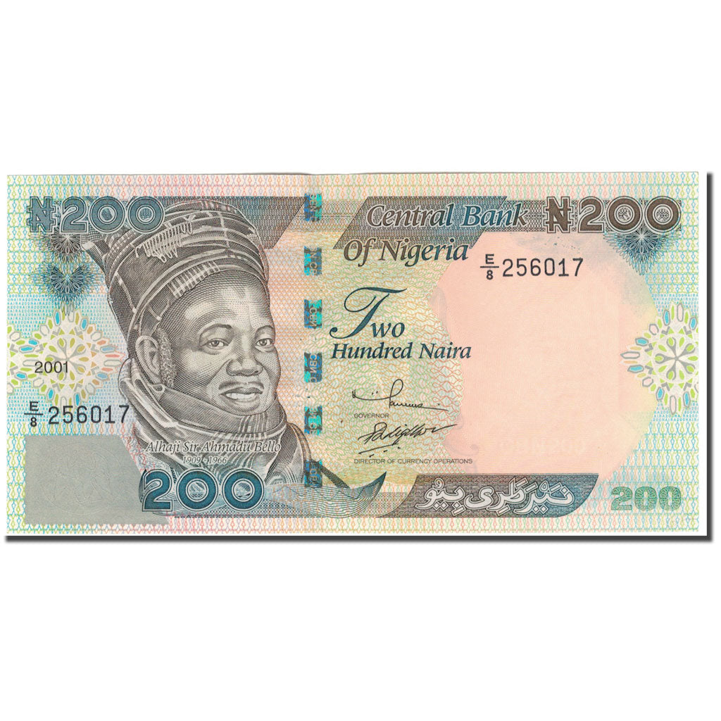 Banknote, Nigeria, 200 Naira, 2001, KM:29a, UNC(65-70)