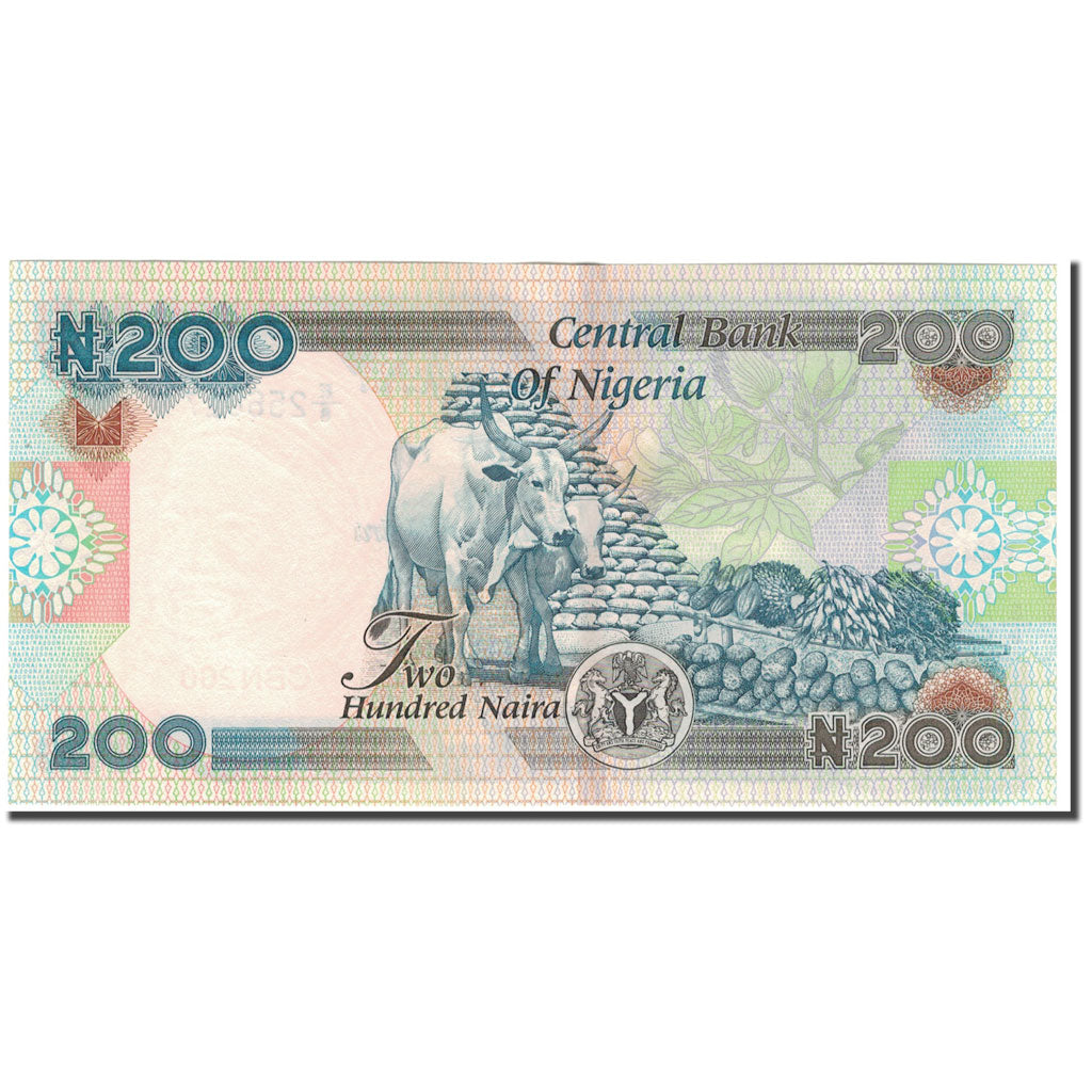 Banknote, Nigeria, 200 Naira, 2001, KM:29a, UNC(65-70)