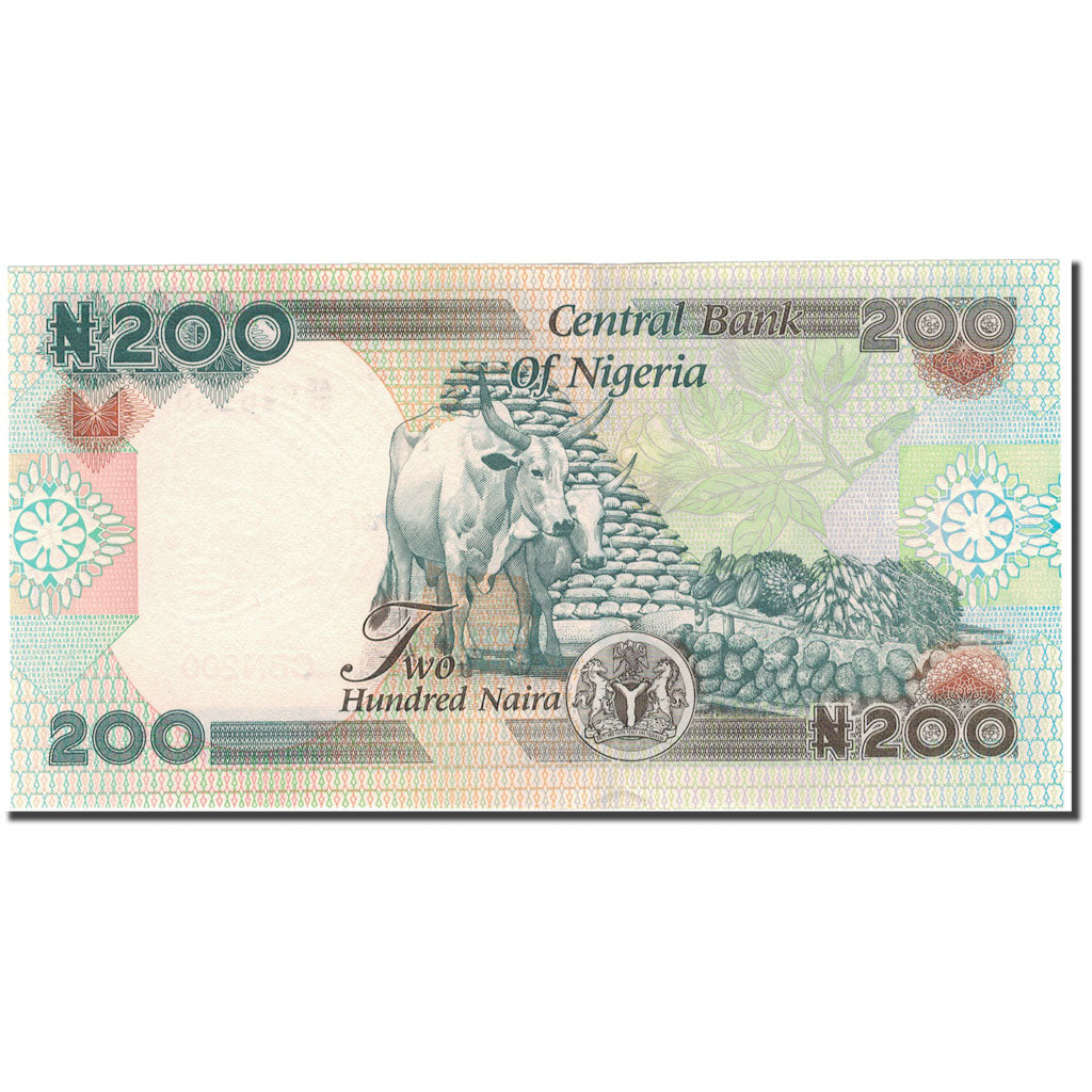 Banknote, Nigeria, 200 Naira, 2010, KM:29i, UNC(65-70)