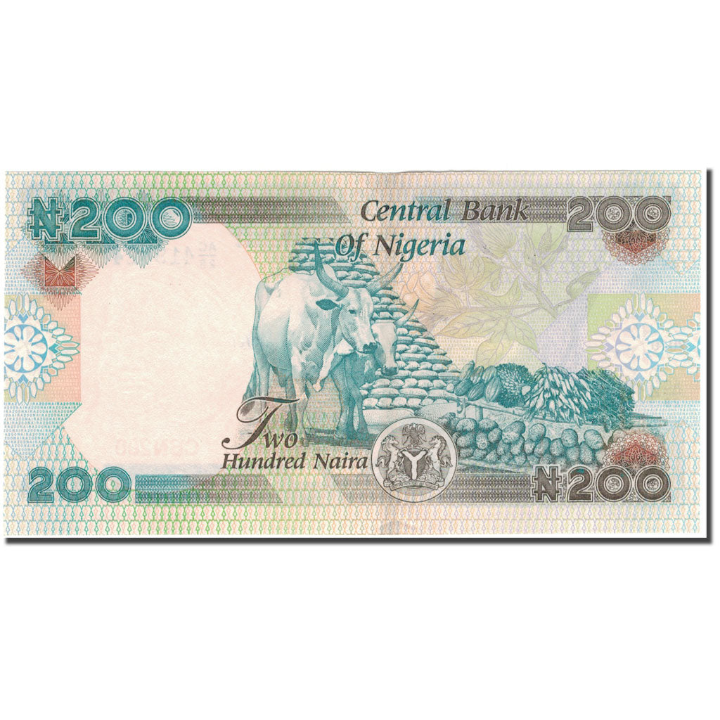 Banknote, Nigeria, 200 Naira, 2010, KM:29i, UNC(65-70)