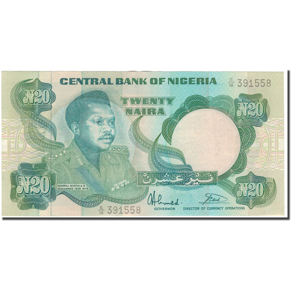 Geldschein, Nigeria, 20 Naira, KM:26b, VZ