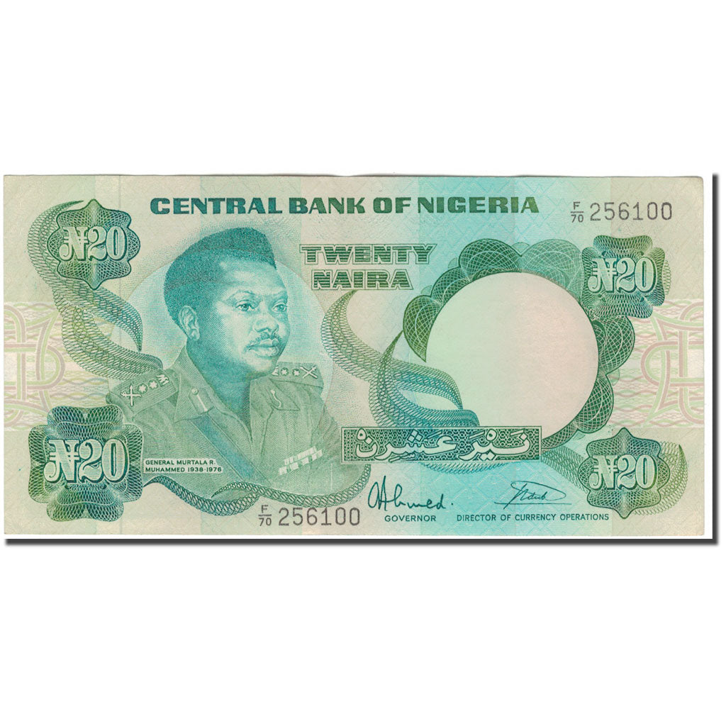 Banknote, Nigeria, 20 Naira, KM:26b, AU(55-58)