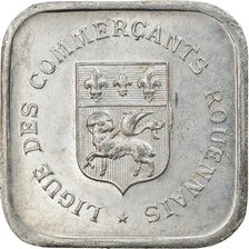 Moneta, Francia, Chambre de Commerce, Rouen, 25 Centimes, 1920, BB+, Alluminio