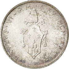 VATICAN CITY, 500 Lire, 1977, KM #132, MS(60-62), Silver, 29.3, 11.07