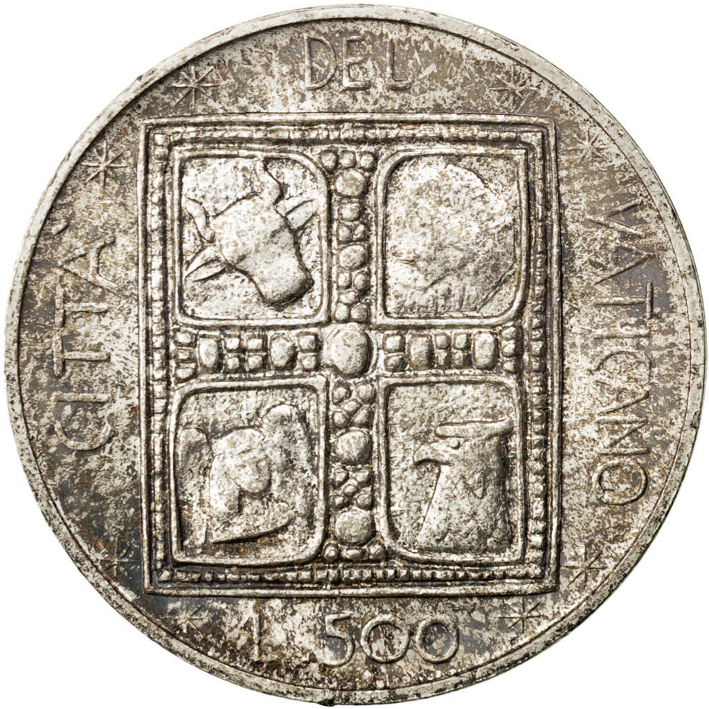 VATICAN CITY, 500 Lire, 1977, KM #132, MS(60-62), Silver, 29.3, 11.07