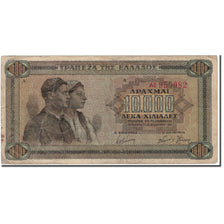 Banknote, Greece, 10,000 Drachmai, 1942, KM:120A, VF(20-25)