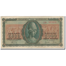 Banknote, Greece, 5000 Drachmai, 1943, KM:122a, EF(40-45)