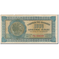 Banknote, Greece, 1000 Drachmai, 1941, KM:117b, F(12-15)
