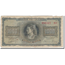 Banknote, Greece, 1000 Drachmai, 1942, KM:118a, F(12-15)