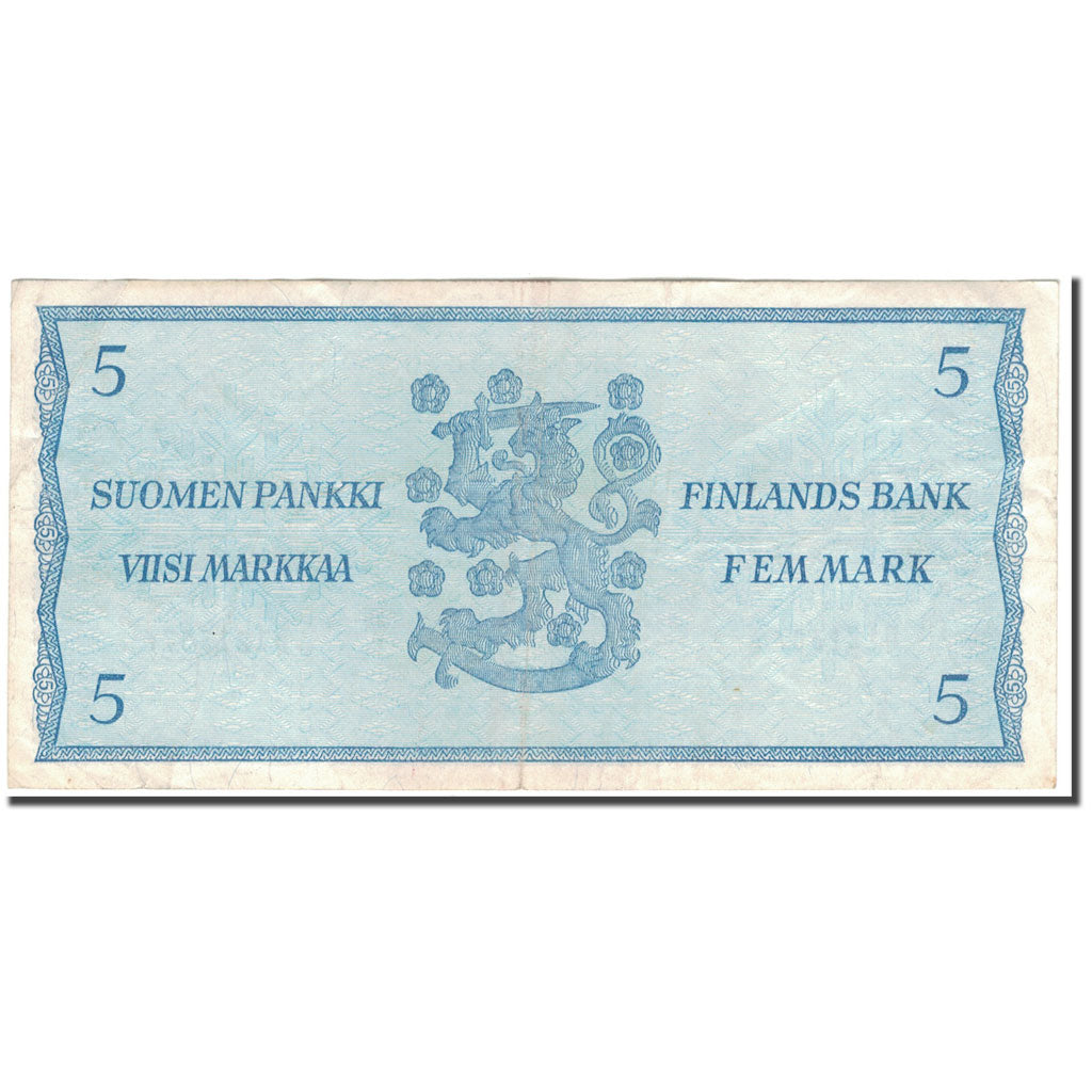 Banknote, Finland, 5 Markkaa, 1963, KM:99a, EF(40-45)