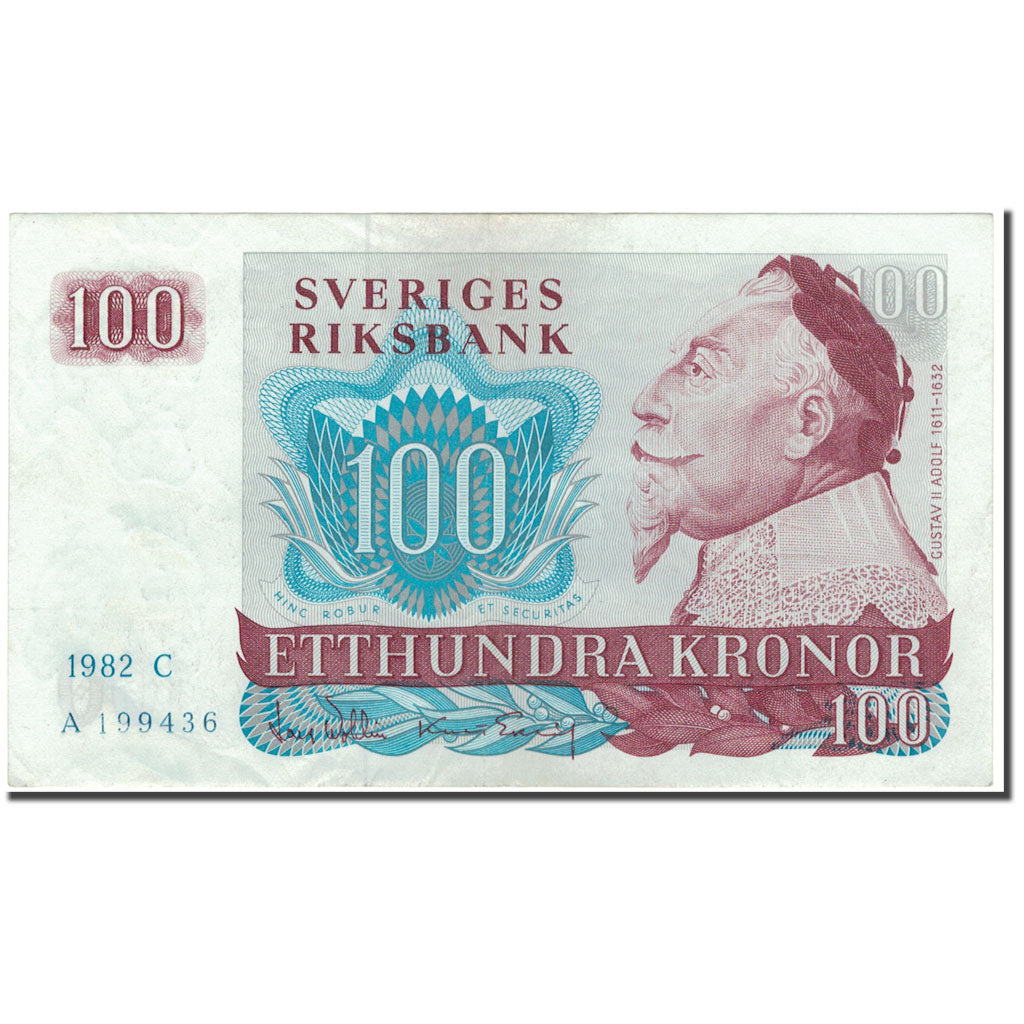 Banknote, Sweden, 100 Kronor, 1982, KM:54c, EF(40-45)