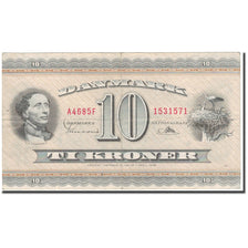 Banconote, Danimarca, 10 Kroner, KM:44aa, MB+