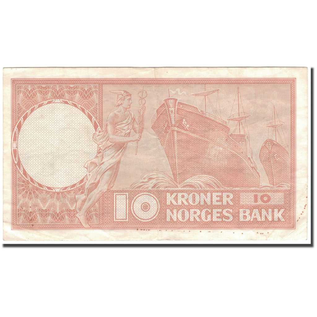 Banknote, Norway, 10 Kroner, 1973, KM:31f, EF(40-45)