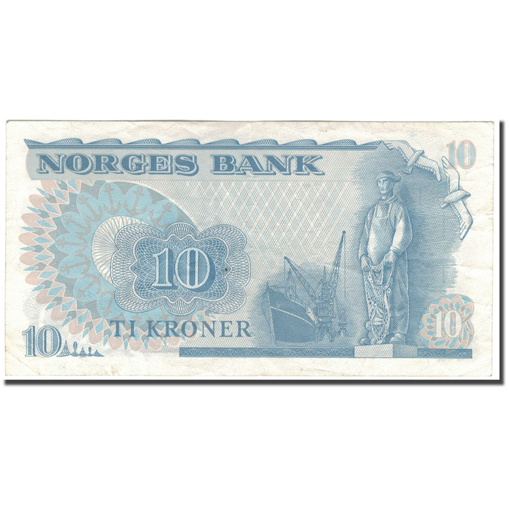 Banknote, Norway, 10 Kroner, 1979, KM:36c, EF(40-45)