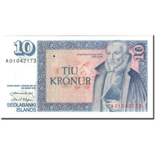 Billet, Iceland, 10 Kronur, 1961-03-29, KM:48a, NEUF