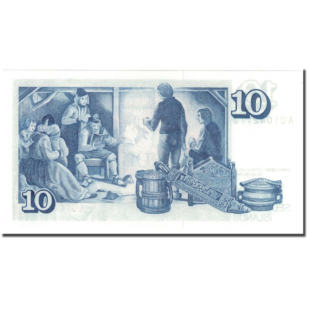 Banknote, Iceland, 10 Kronur, 1961-03-29, KM:48a, UNC(65-70)