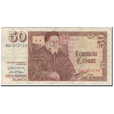 Billet, Iceland, 50 Kronur, 1961-03-29, KM:49a, B+