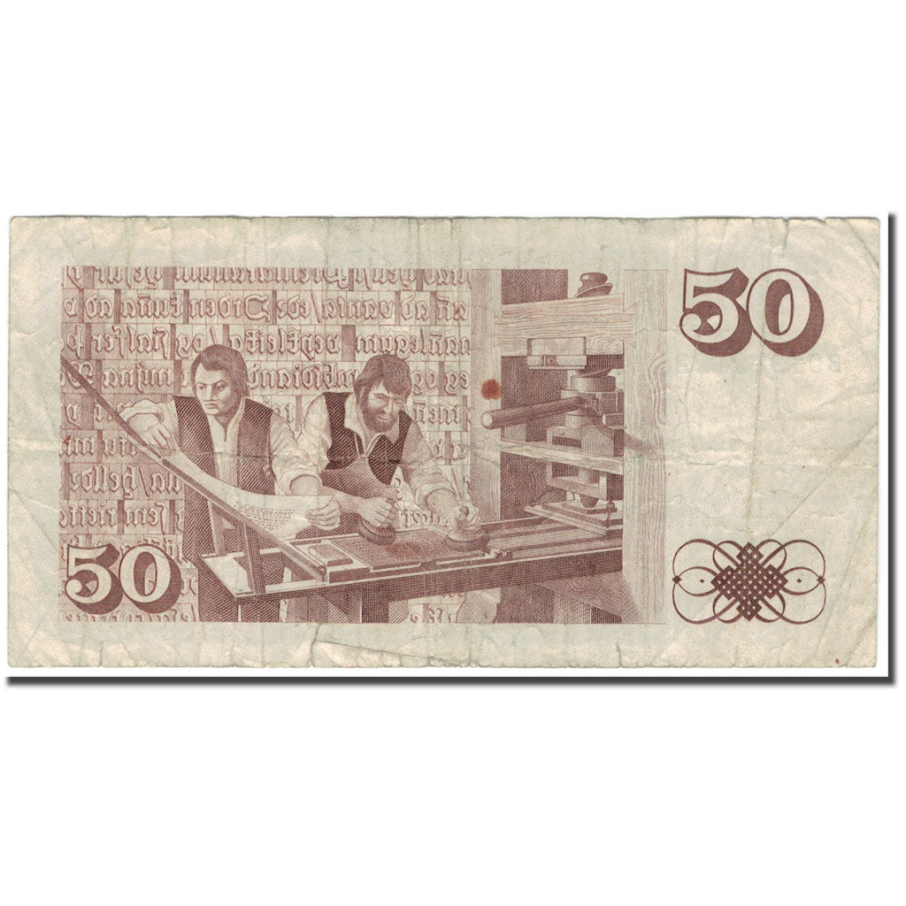 Banknote, Iceland, 50 Kronur, 1961-03-29, KM:49a, F(12-15)