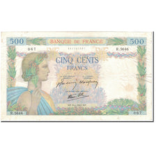 France, 500 Francs, 500 F 1940-1944 ''La Paix'', 1942-04-09, VF(30-35)