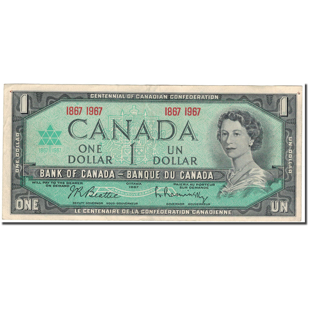Billete, 1 Dollar, Canadá, KM:84b, MBC