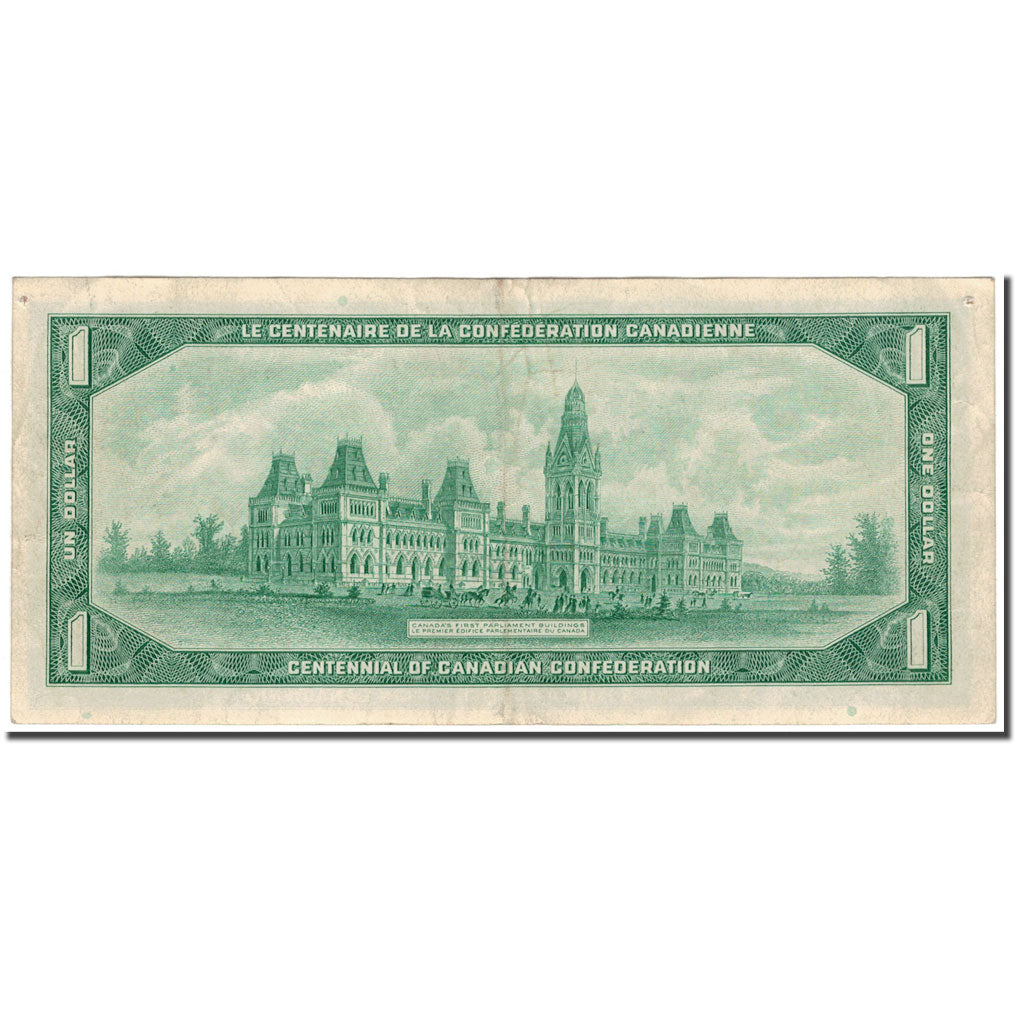 Billete, 1 Dollar, Canadá, KM:84b, MBC