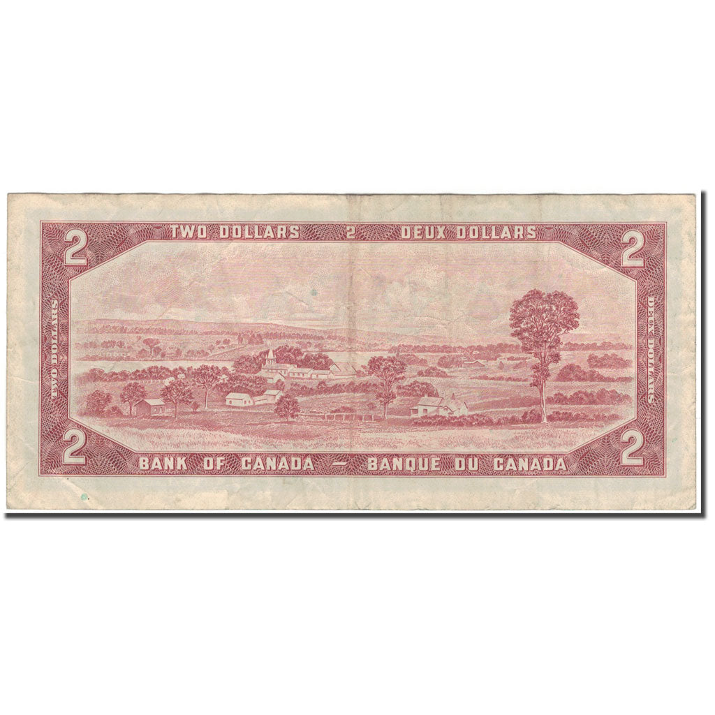 Banconote, Canada, 2 Dollars, 1954, KM:76b, MB