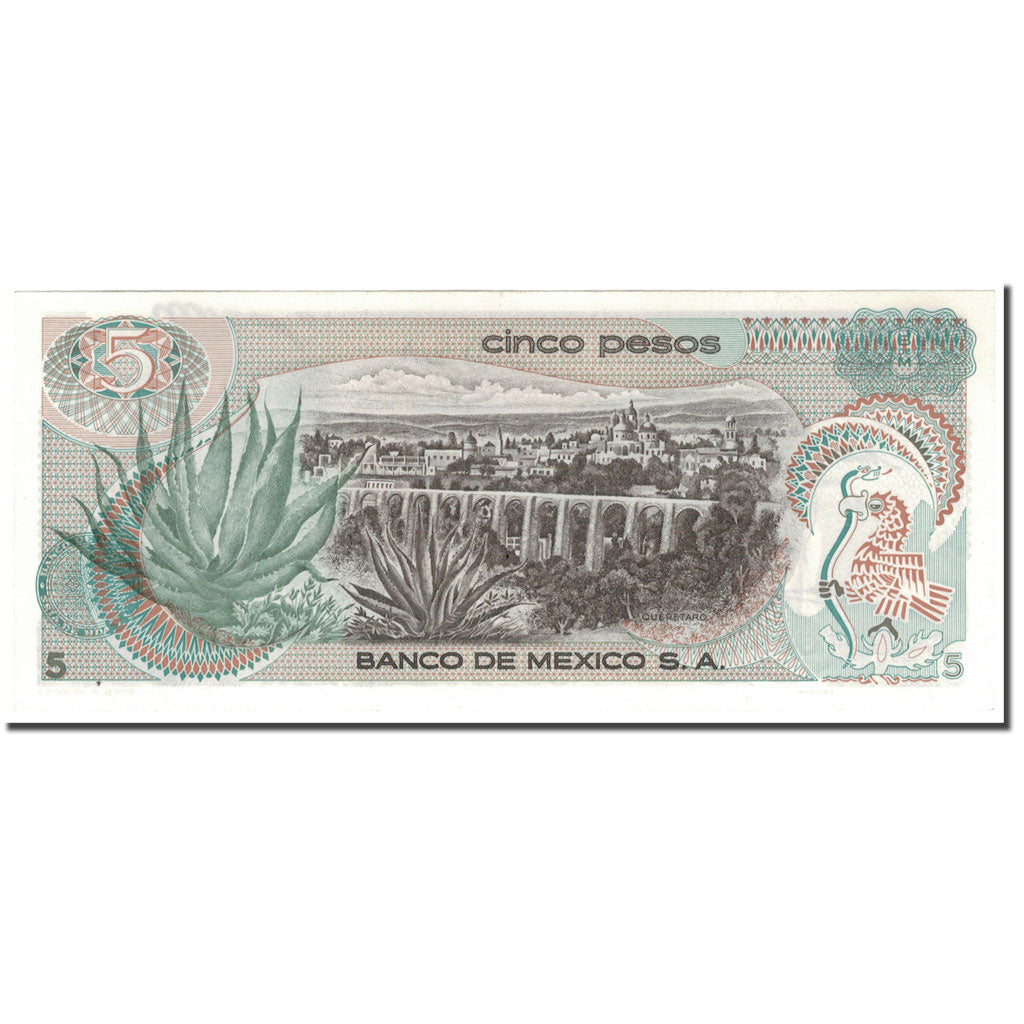 Banknote, Mexico, 5 Pesos, 1971-10-27, KM:62b, UNC(65-70)